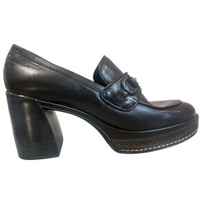 Pons Quintana Platform Loafers in Black
